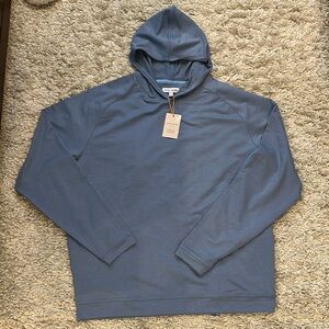 Peter Millar Crown Sport Light Blue Hoodie - L